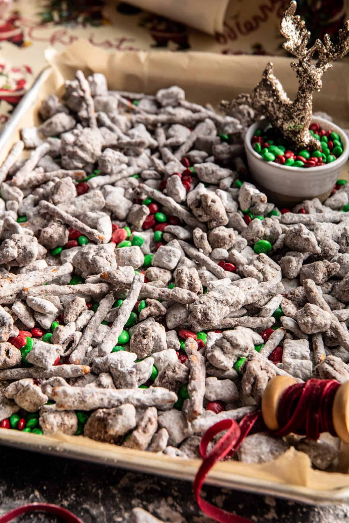 Christmas Puppy Chow | halfbakedharvest.com