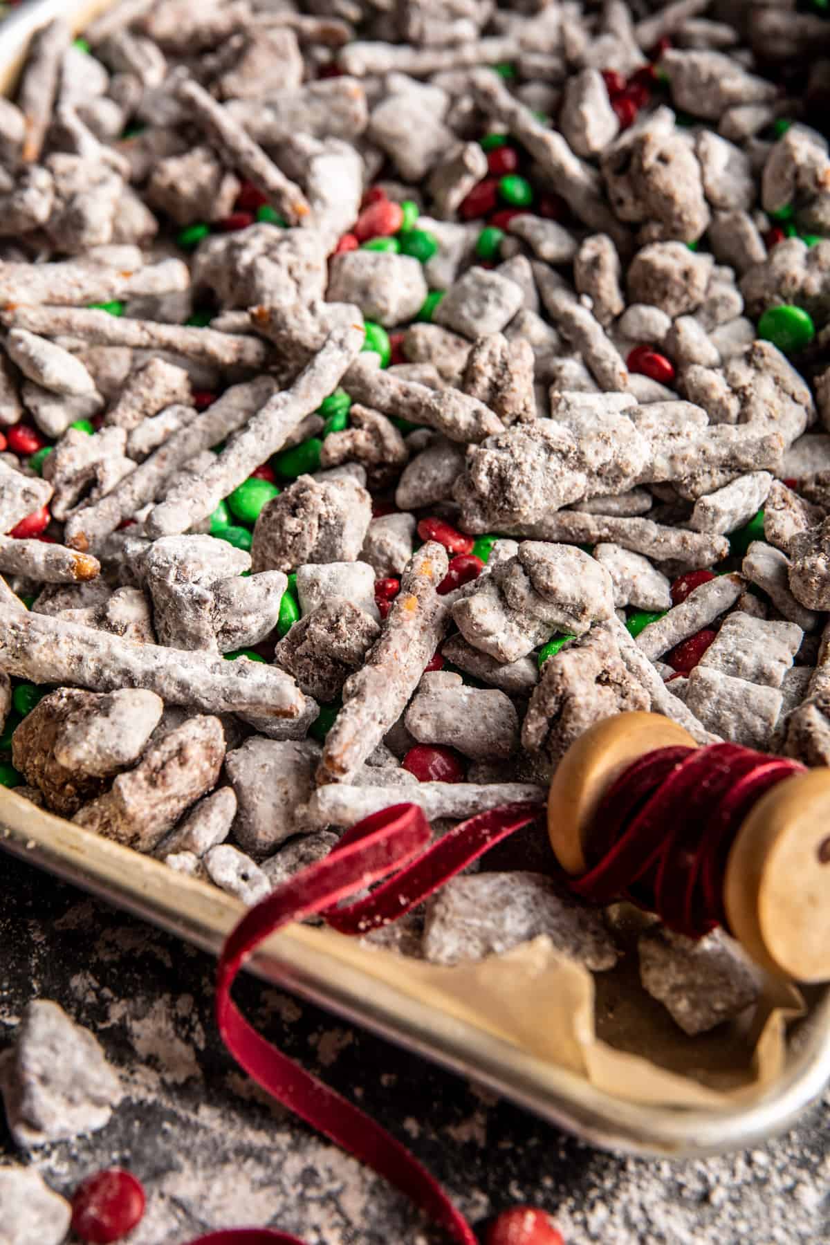 Christmas Puppy Chow | halfbakedharvest.com
