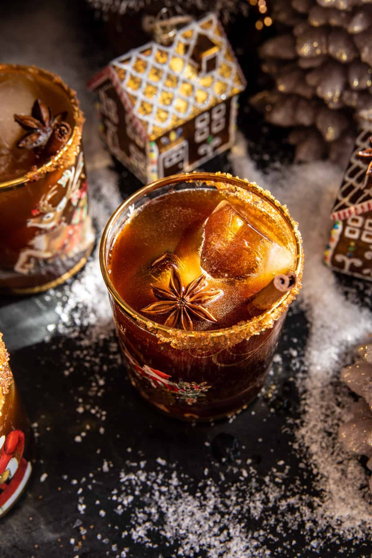 Naughty Gingerbread Cocktail (+mocktail) | halfbakedharvest.com