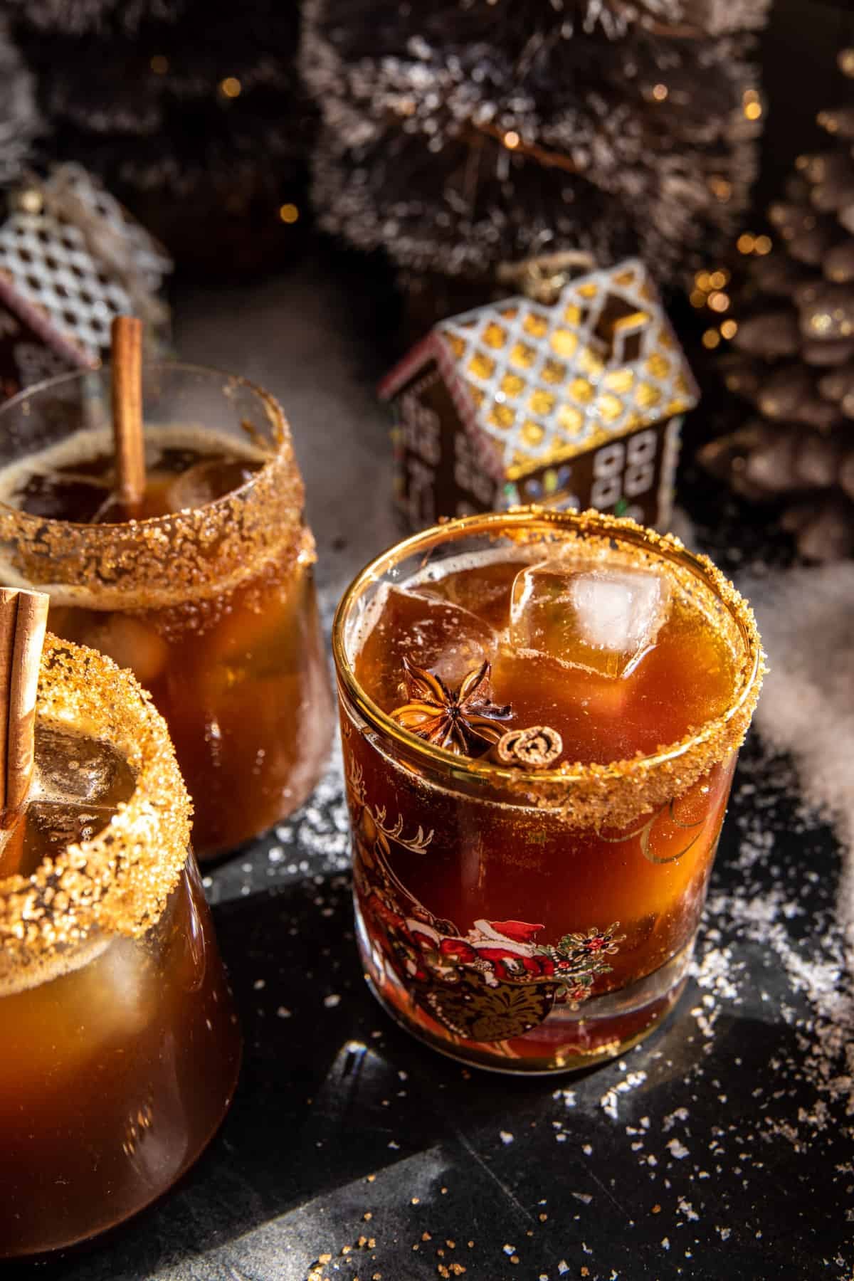 Naughty Gingerbread Cocktail (+mocktail) | halfbakedharvest.com
