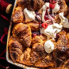 Easy Eggnog Croissant French Toast.| halfbakedharvest.com