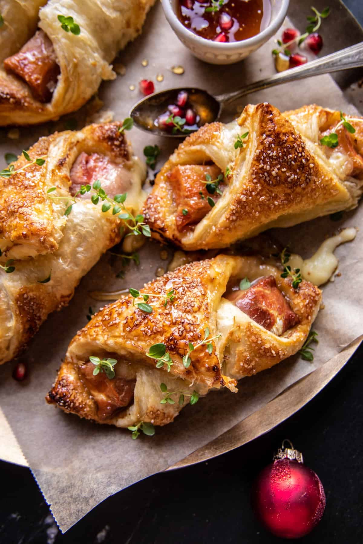 Prosciutto Wrapped Baked Brie Rolls | halfbakedharvest.com