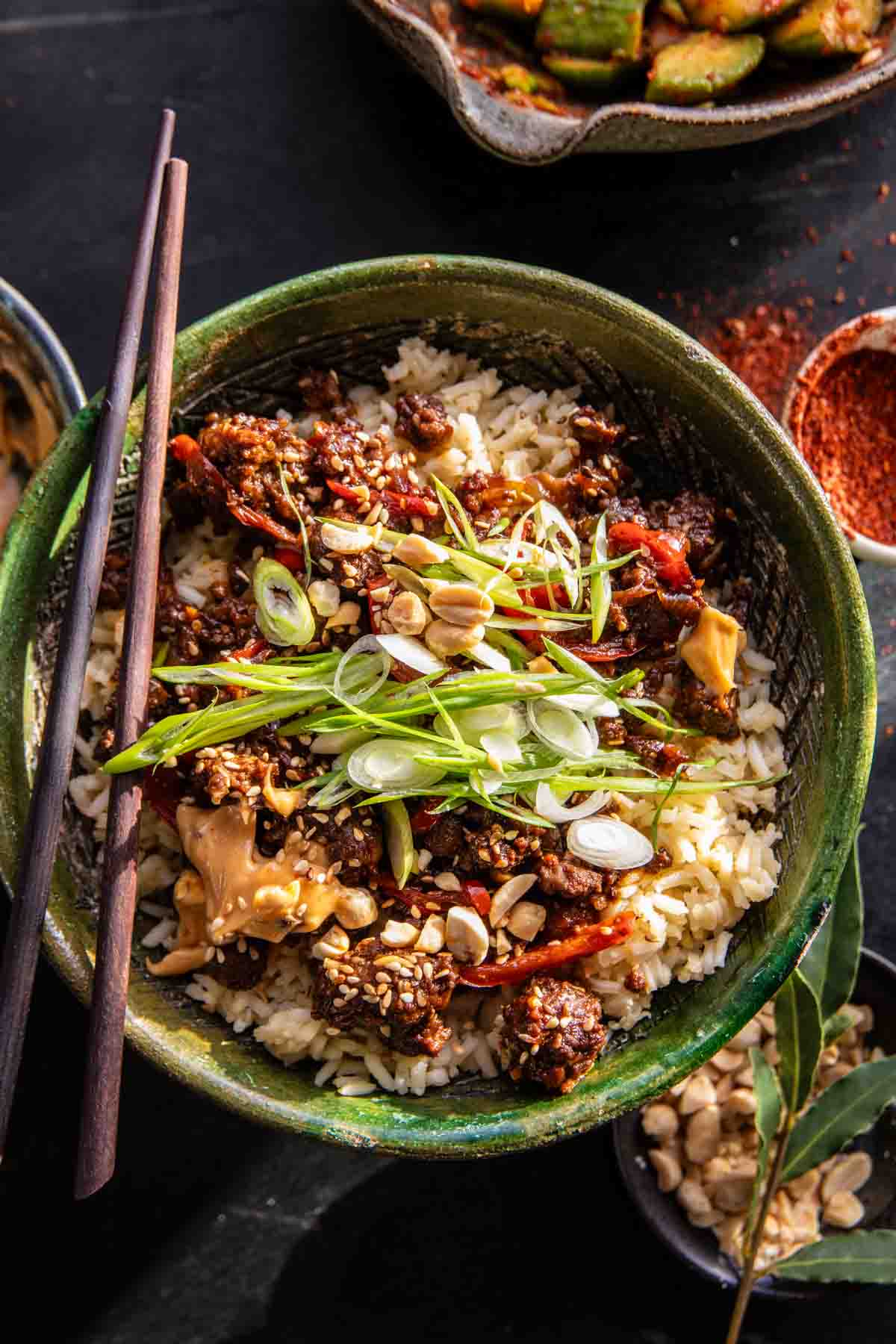 20 Minute Korean Gochujang Beef Bowls | halfbakedharvest.com