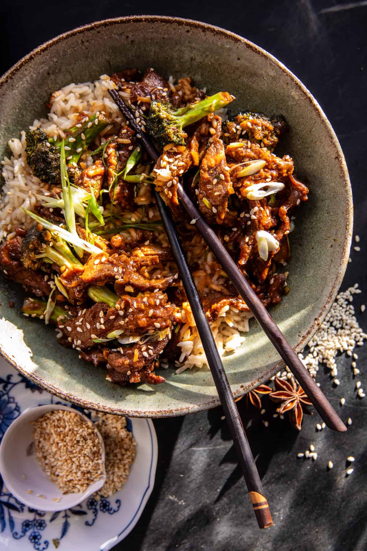 20 Minute Miso Ginger Beef and Broccoli | halfbakedharvest.com