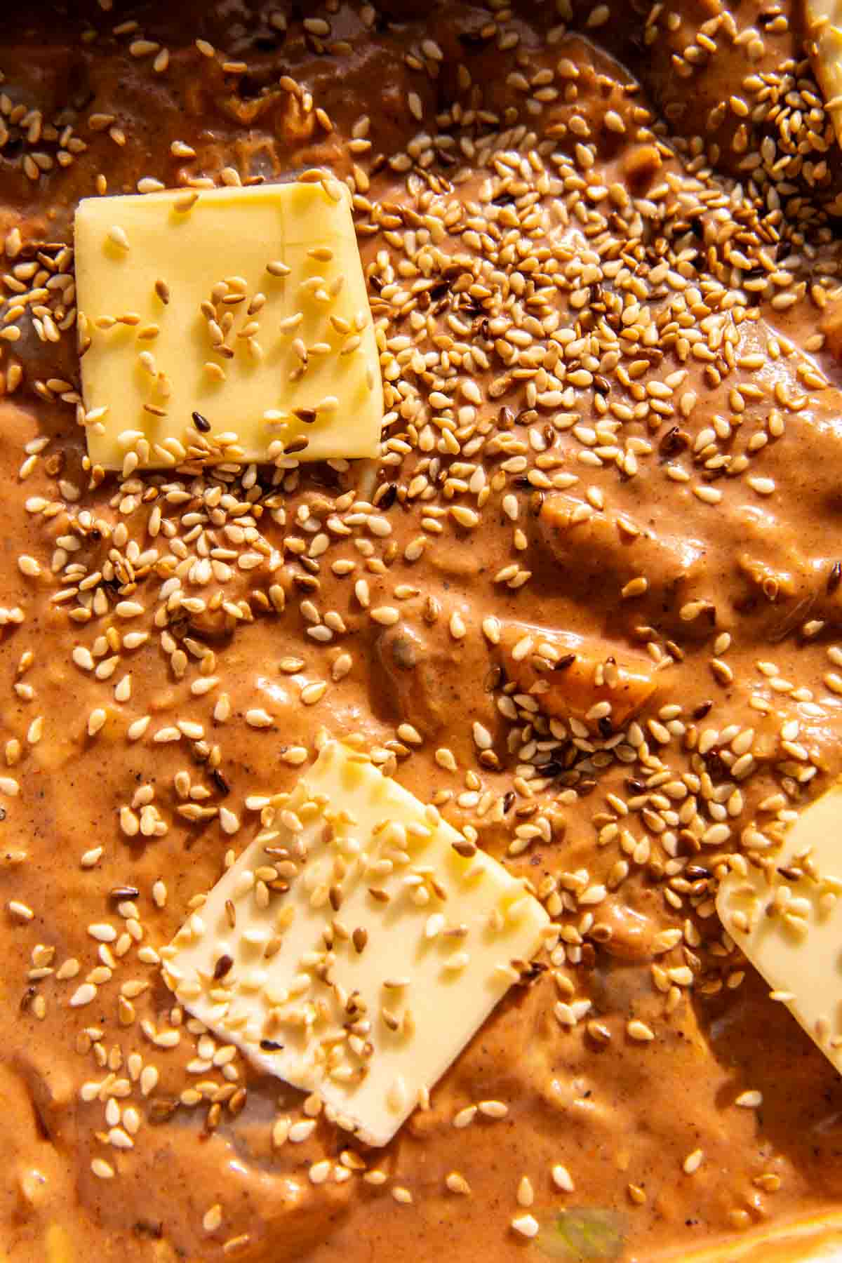 One Pan Spicy Sesame Butter Chicken | halfbakedharvest.com