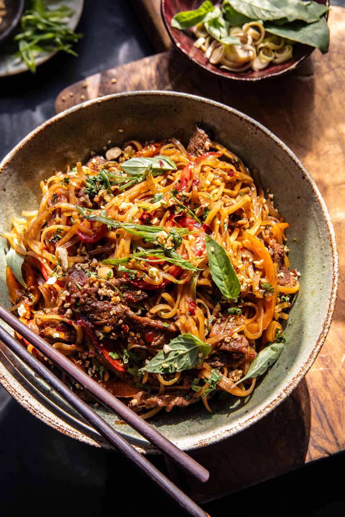 30 Minute Thai Basil Beef Noodles | halfbakedharvest.com