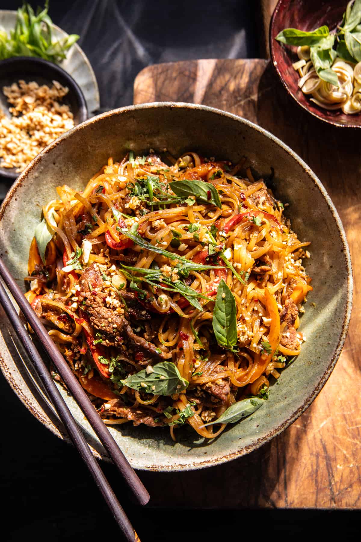 30 Minute Thai Basil Beef Noodles | halfbakedharvest.com