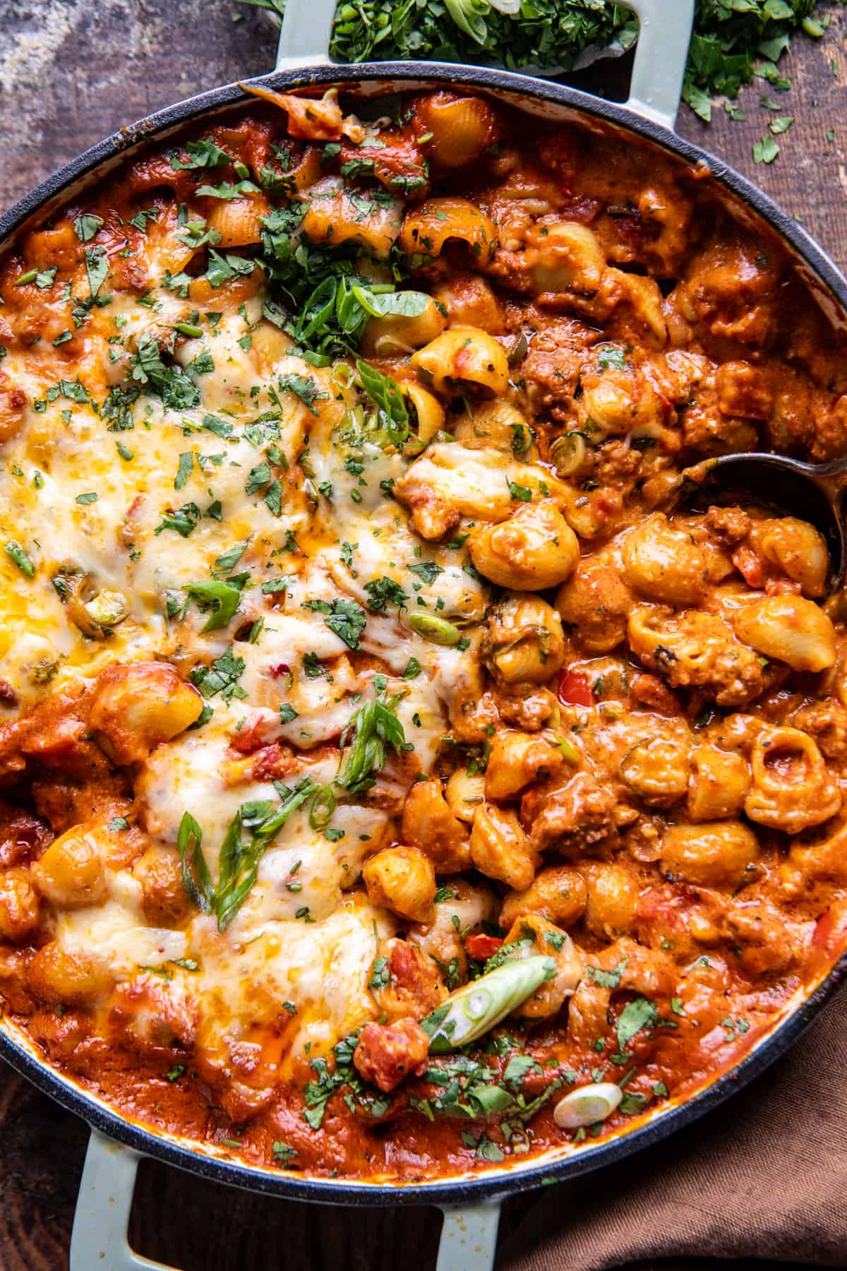 One Pot Chili Mac and Cheese | halfbakedharvest.com