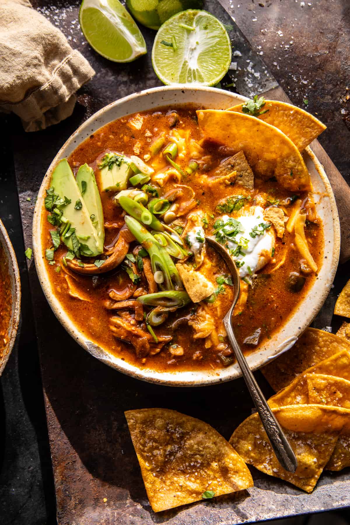 Poblano Chicken Tortilla Soup | halfbakedharvest.com