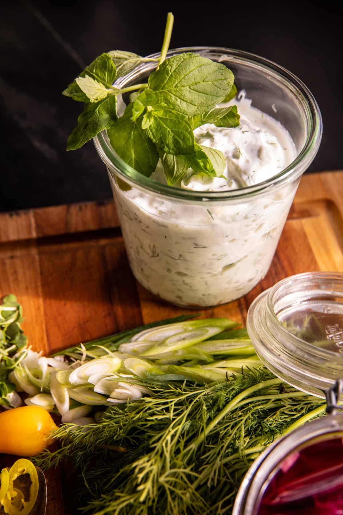 Sheet Pan Chicken Tzatziki and Sweet Potatoes | halfbakedharvest.com