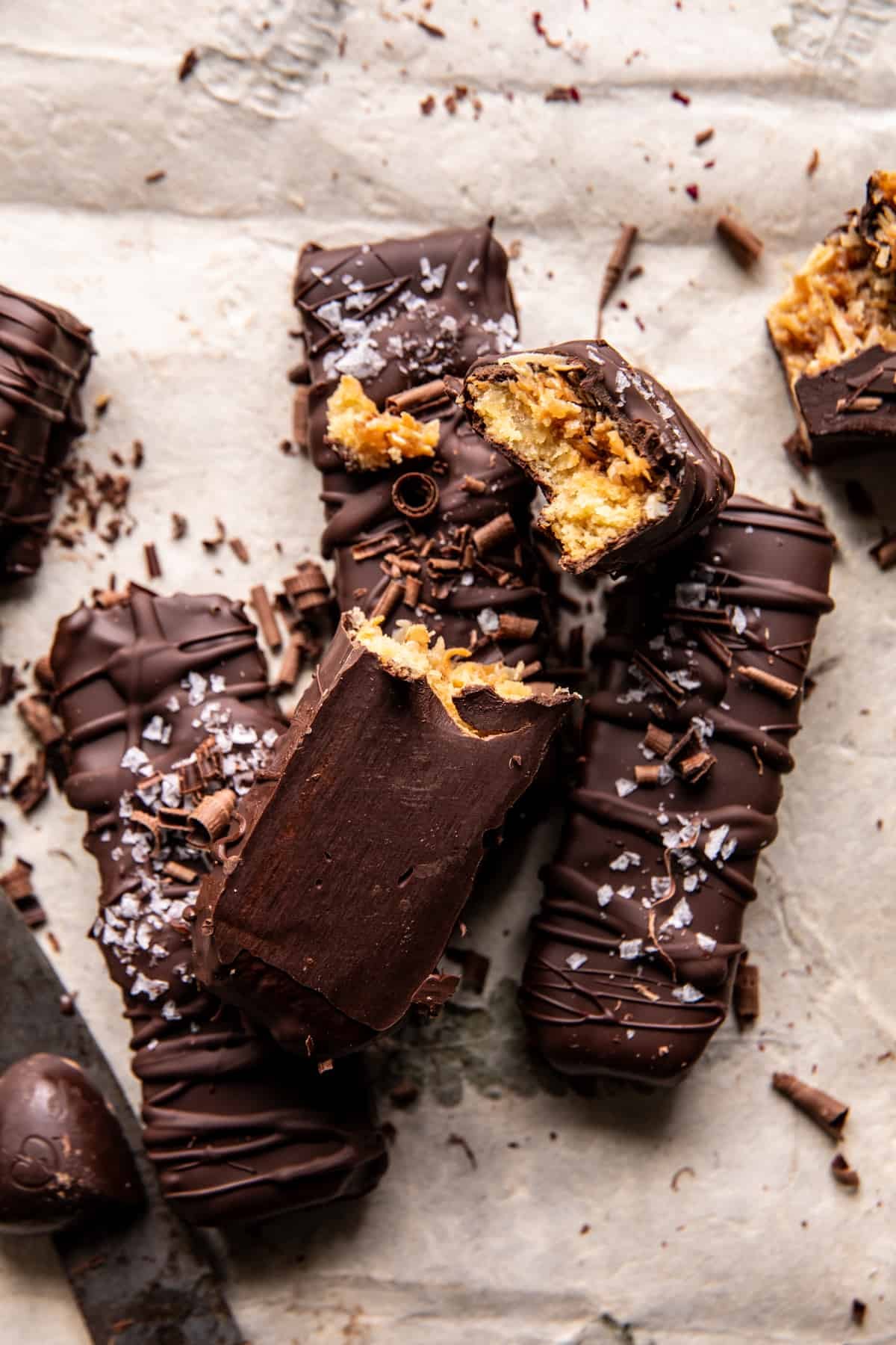 Toasted Coconut Chocolate Bars | halfbakedharvest.com