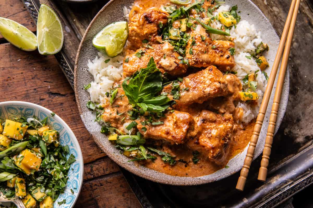 Baked Coconut Curry Salmon | halfbakedharvest.com