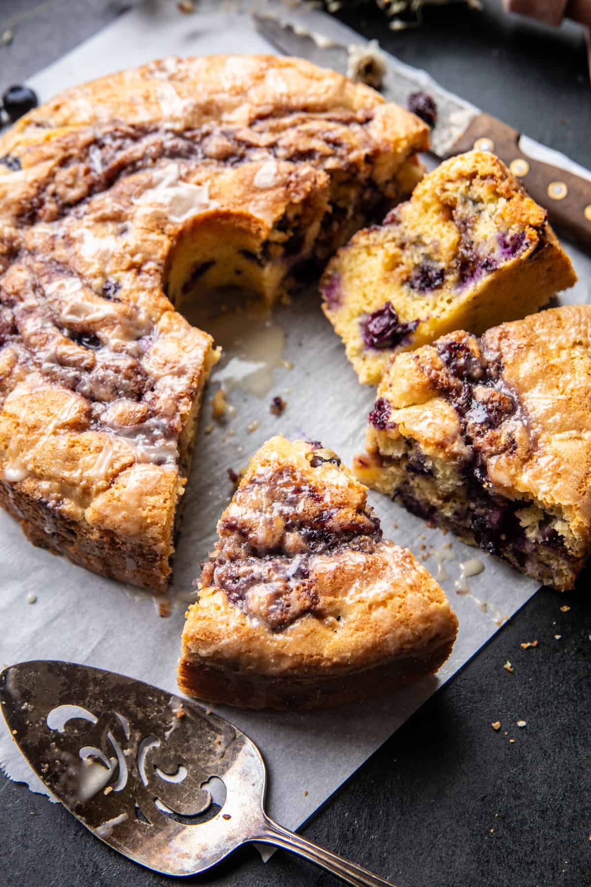 Blueberry Sour Cream Coffee Cake | halfbakedharvest.com