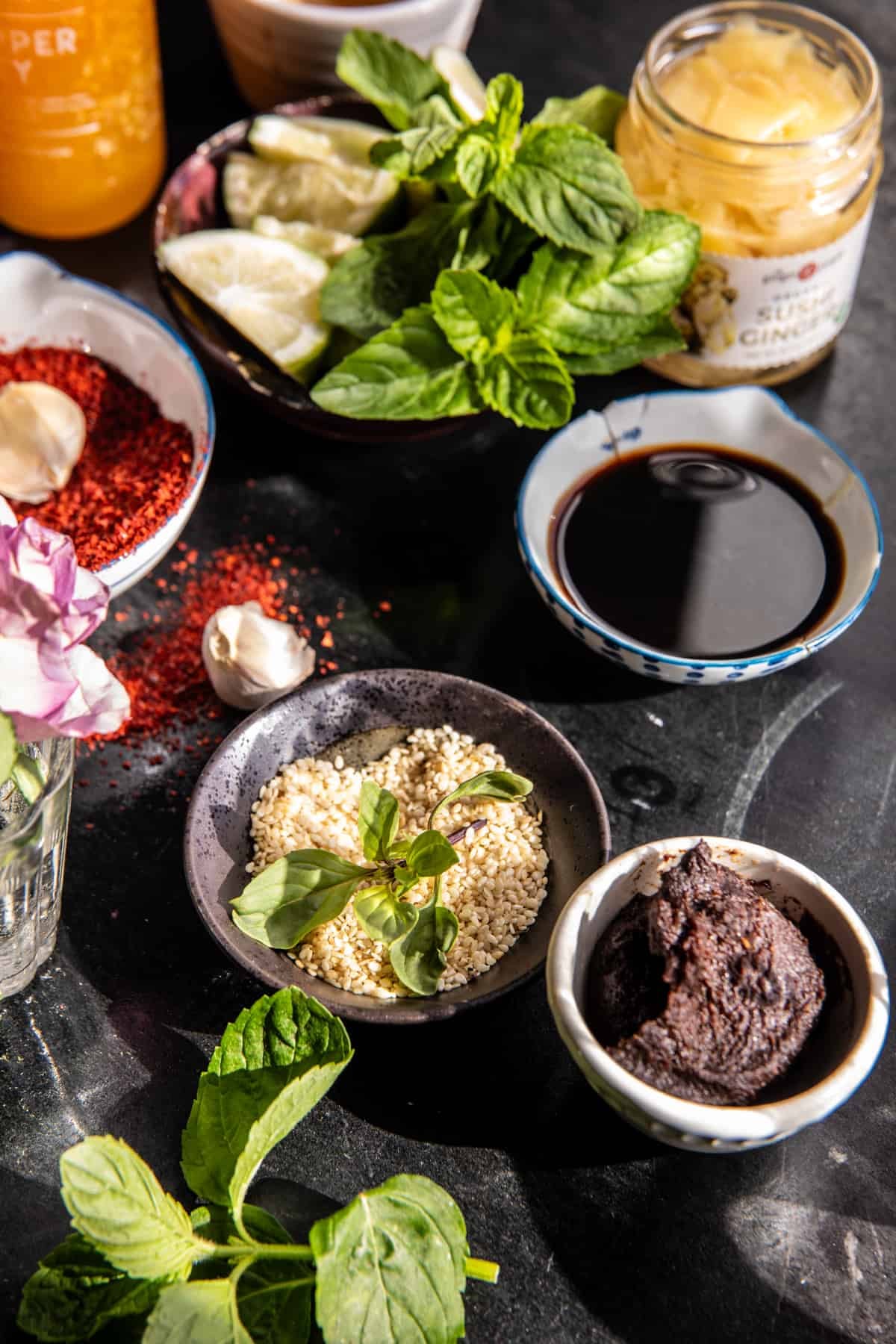 Sheet Pan Sesame Miso Chicken with Coconut Rice | halfbakedharvest.com