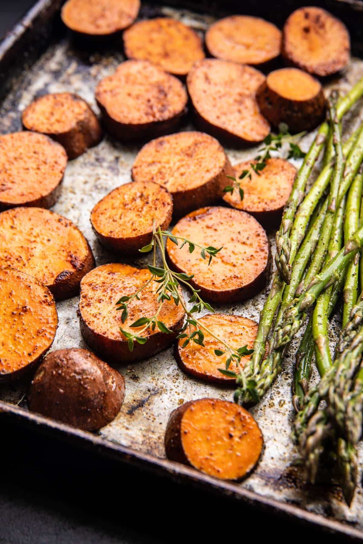 Sheet Pan Sesame Miso Chicken with Coconut Rice | halfbakedharvest.com