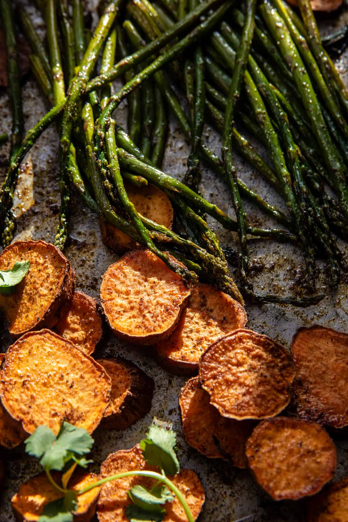 Sheet Pan Sesame Miso Chicken with Coconut Rice | halfbakedharvest.com