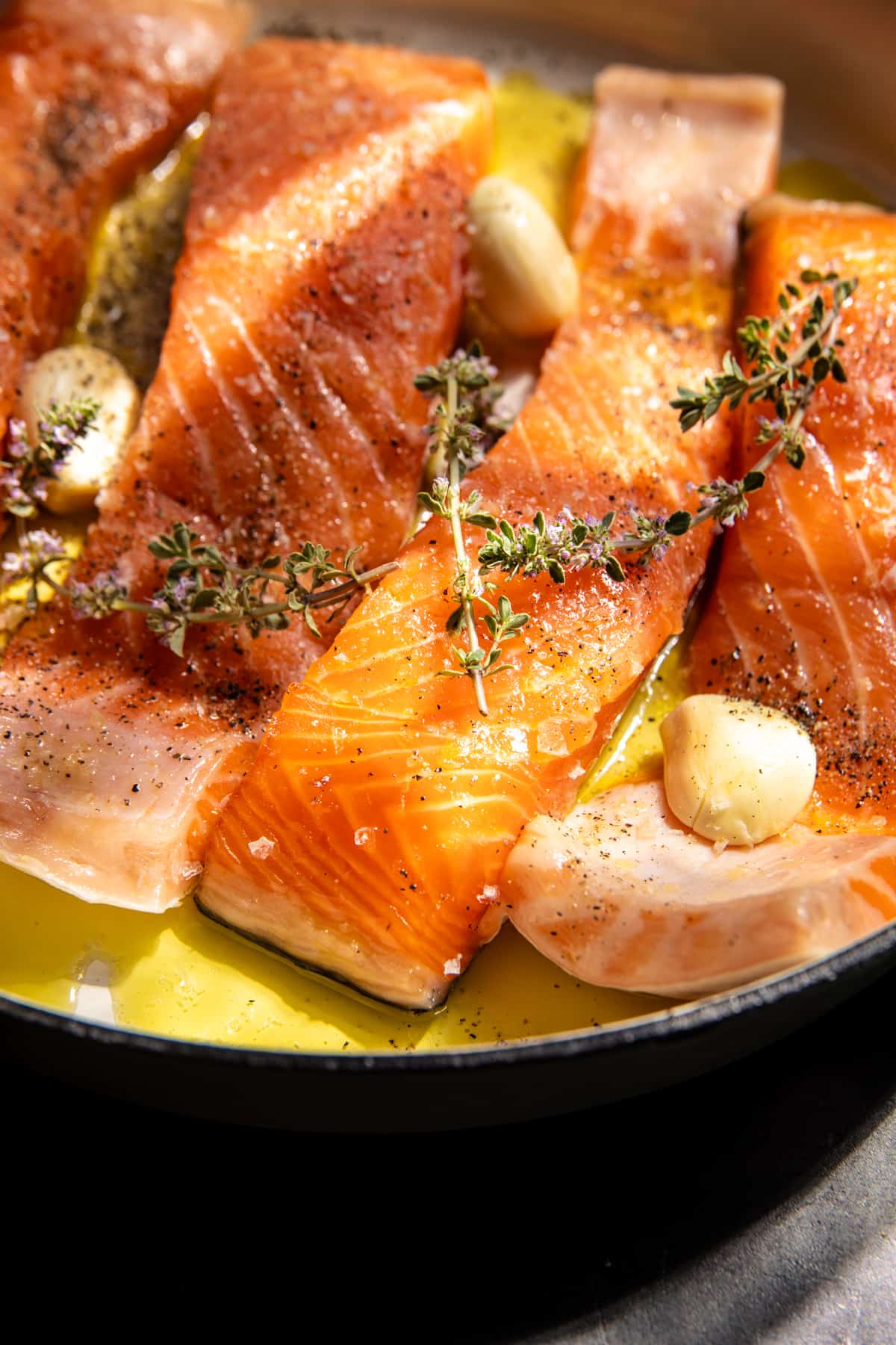 Creamy Garlic Butter Baked Salmon | halfbakedharvest.com