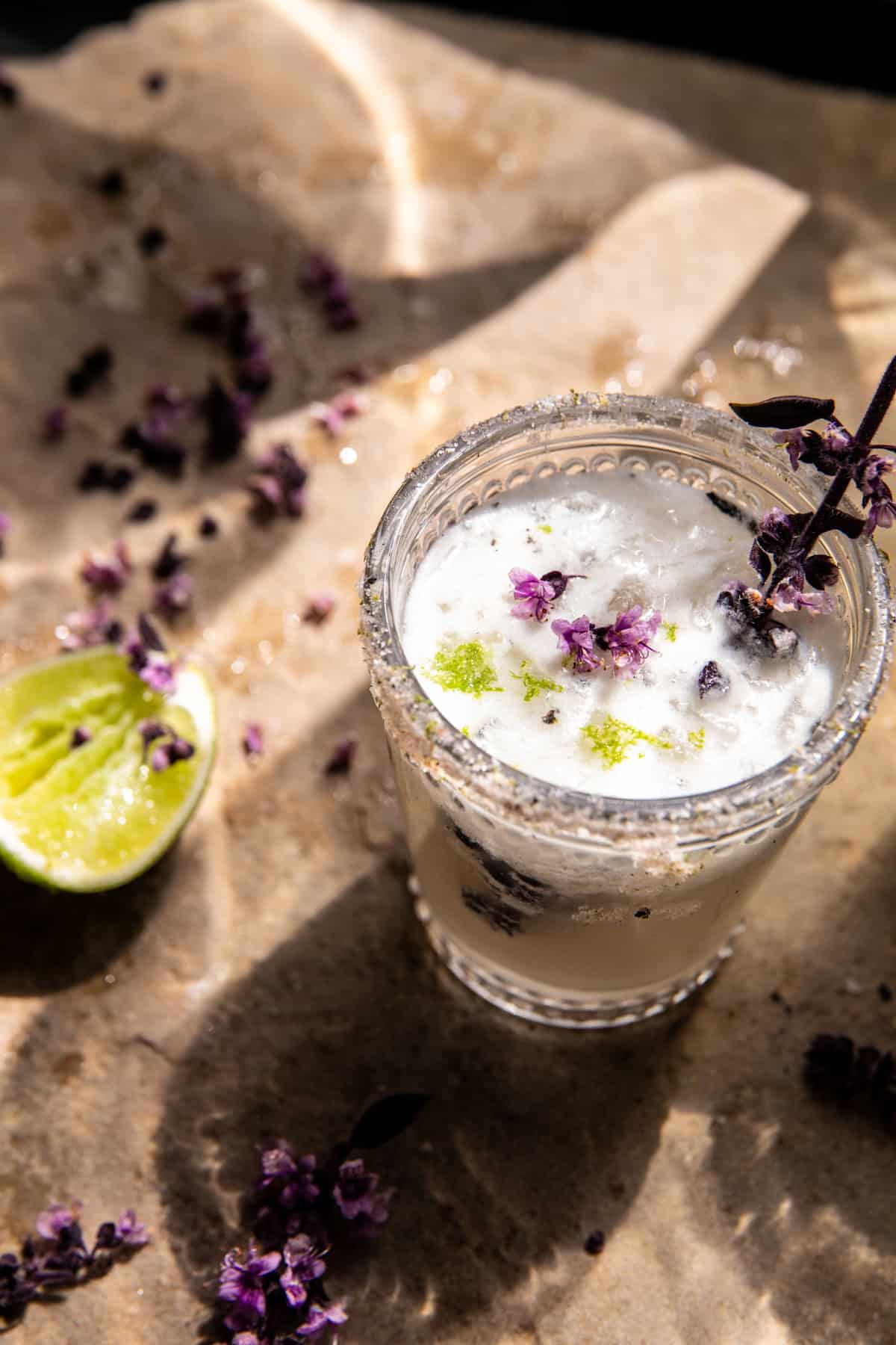 Spicy Creamy Coconut Lime Margarita | halfbakedharvest.com