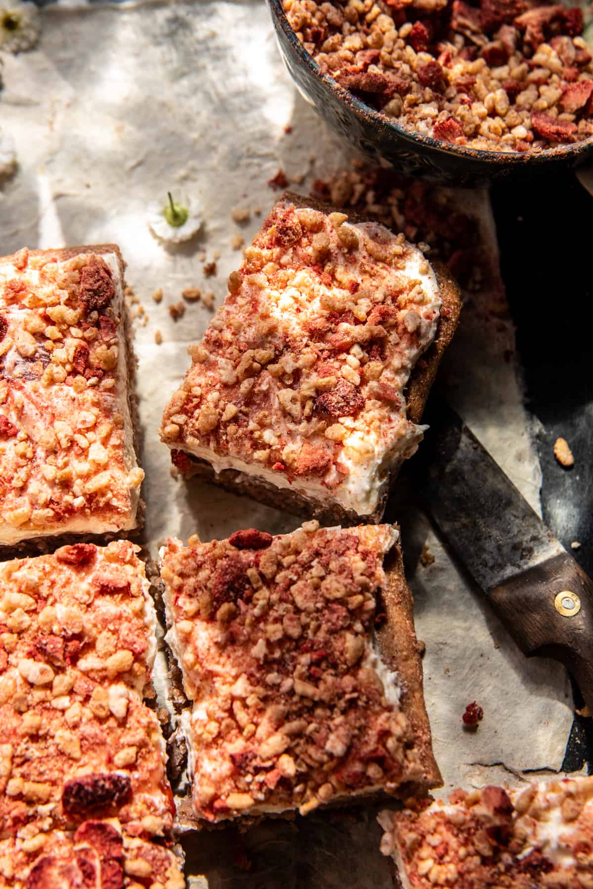 Strawberry Shortcake Sheet Cake | halfbakedharvest.com