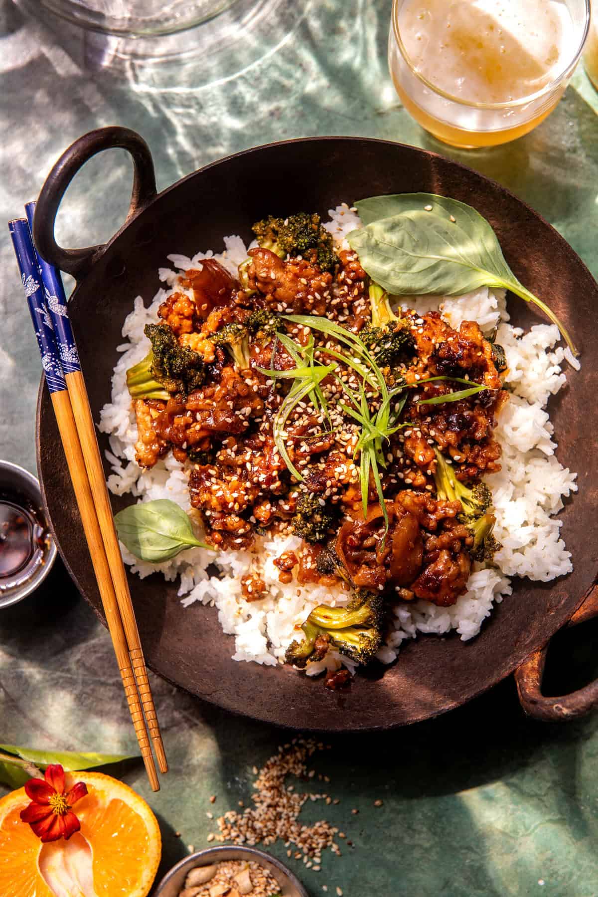20 Minute Crispy Orange Garlic Chicken | halfbakedharvest.com