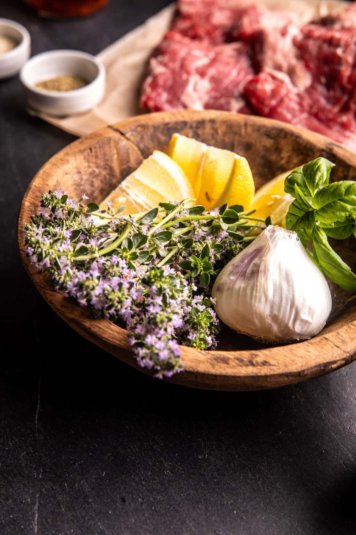 30 Minute Herby Lemon Garlic Steak and Rice | halfbakedharvest.com