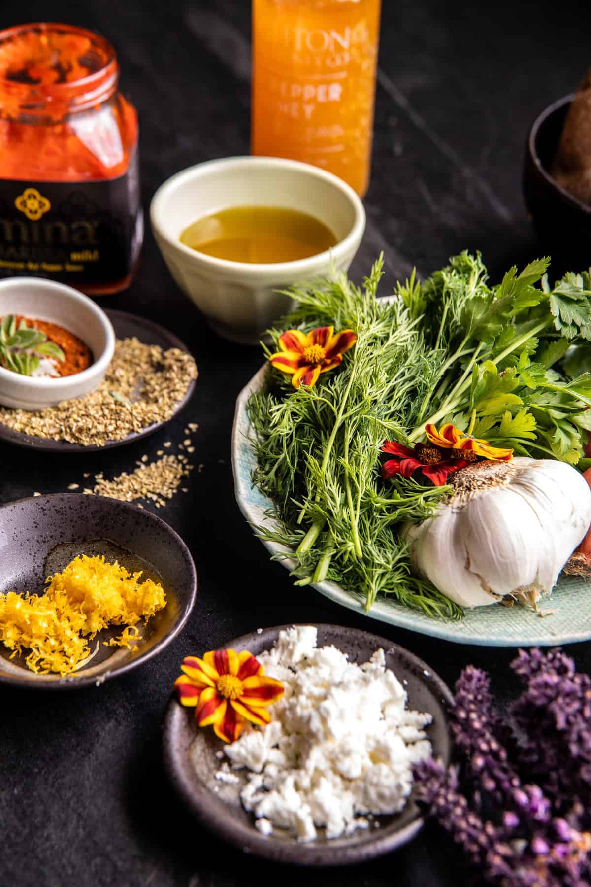 Chicken Tzatziki Skewers with Feta Fries | halfbakedharvest.com