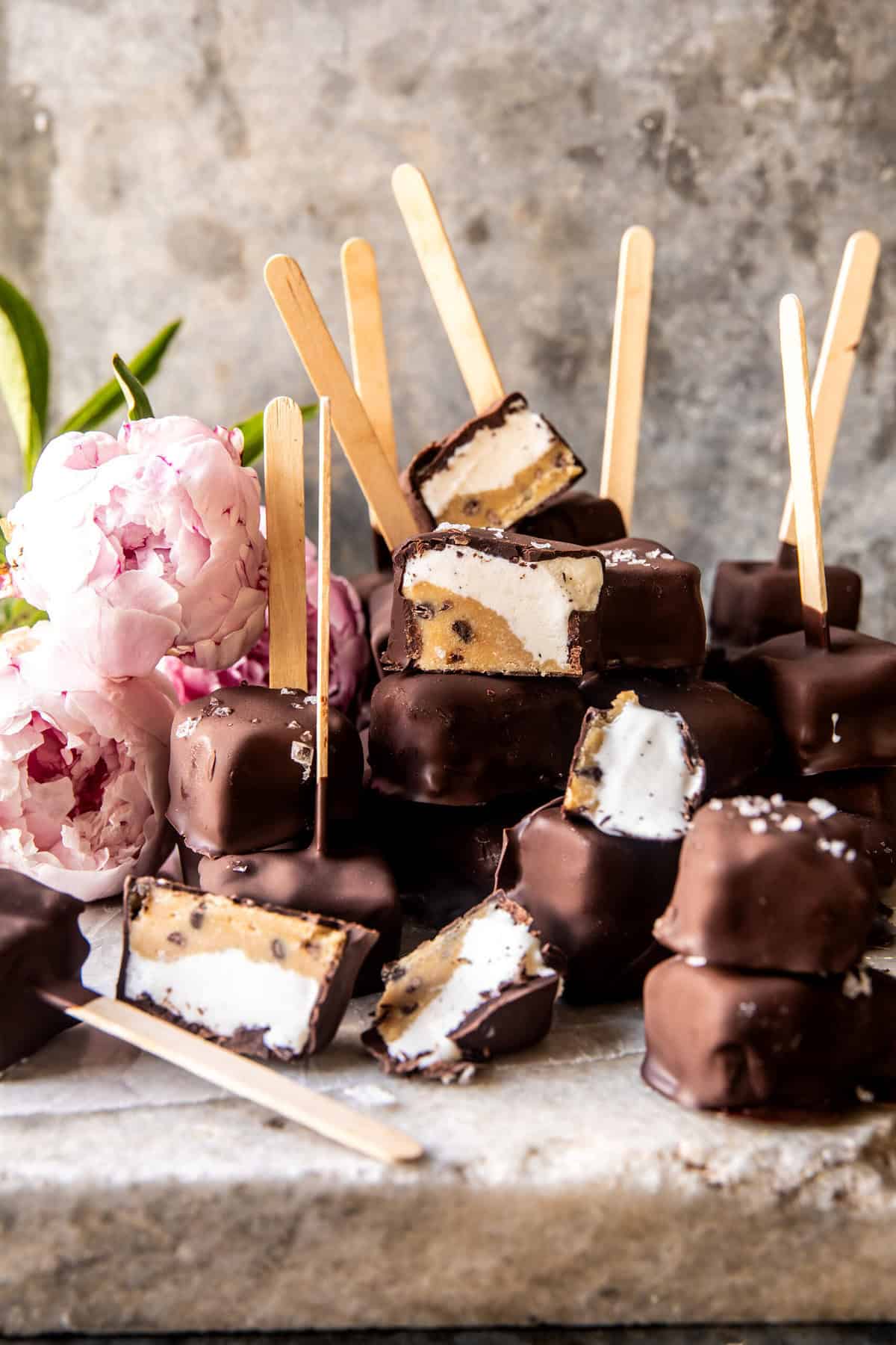 Cookie Dough Ice Cream Bites | halfbakedharvest.com