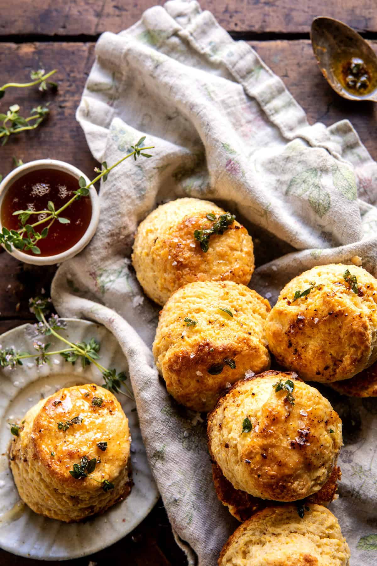 Honey Garlic Parmesan Biscuits | halfbakedharvest.com