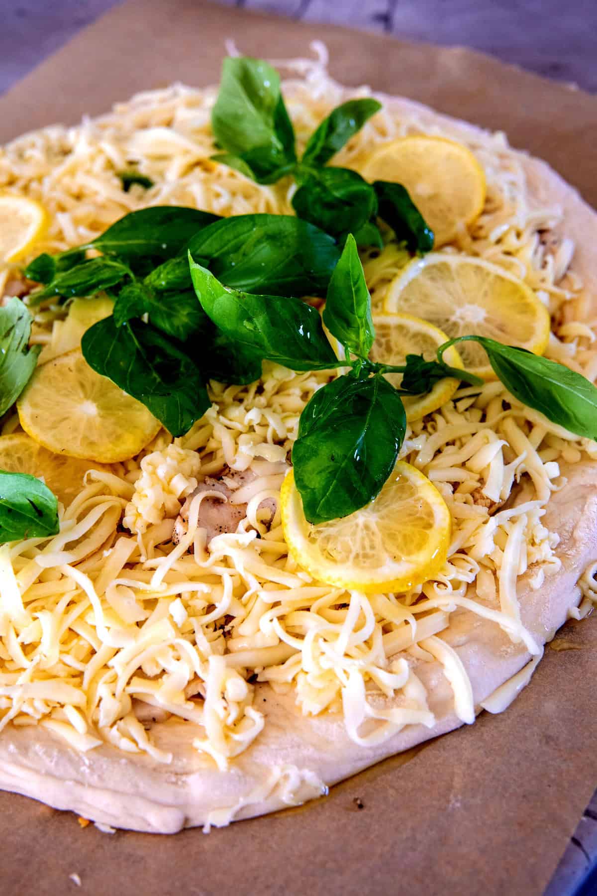 Chicken Caesar Salad Pizza | halfbakedharvest.com