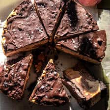 Frozen Chocolate Peanut Butter Cream Pie | halfbakedharvest.com