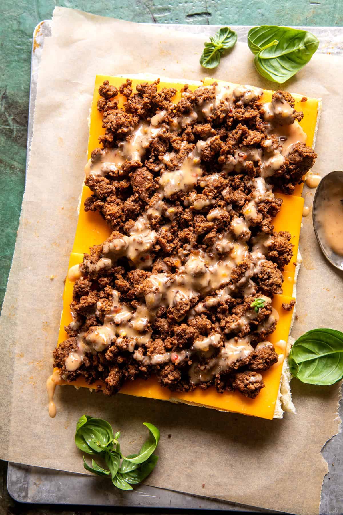 Pull Apart Cheeseburger Sliders | halfbakedharvest.com