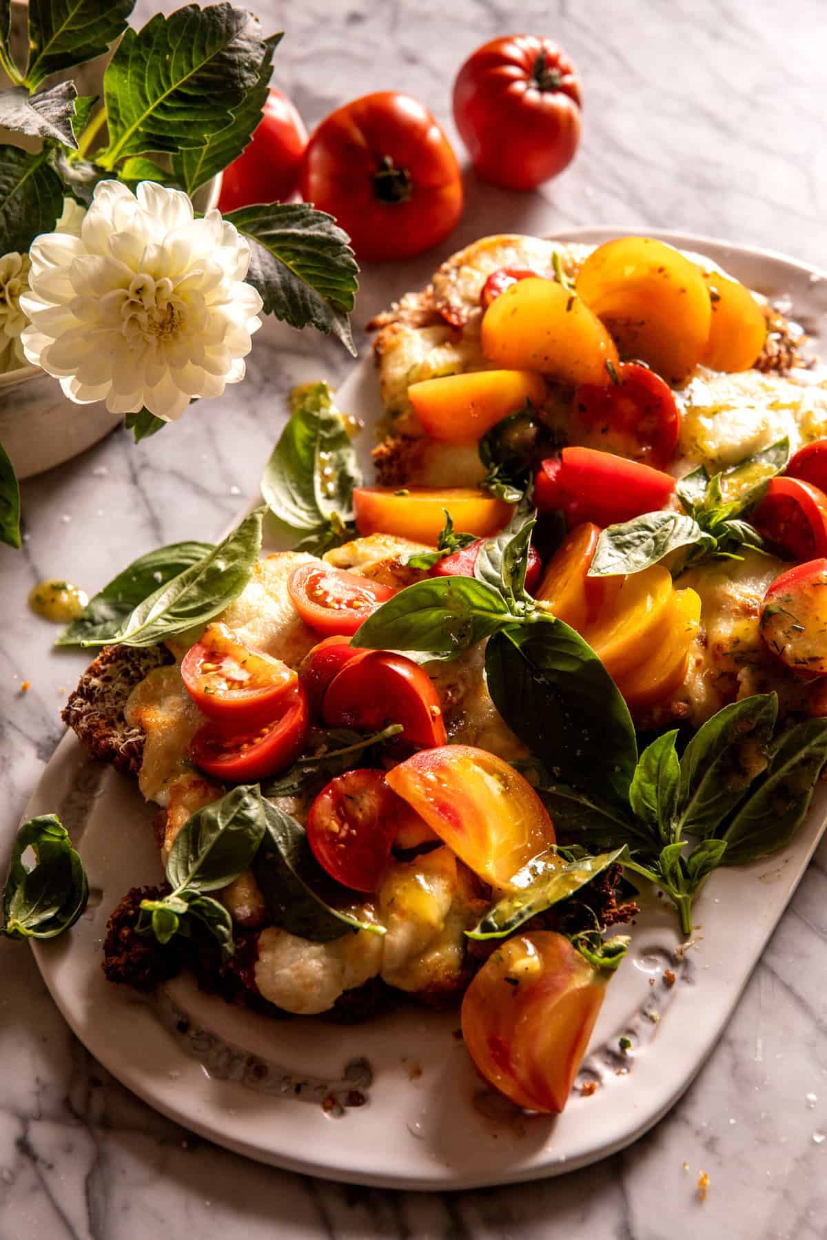 Caprese Chicken Parmesan | halfbakedharvest.com