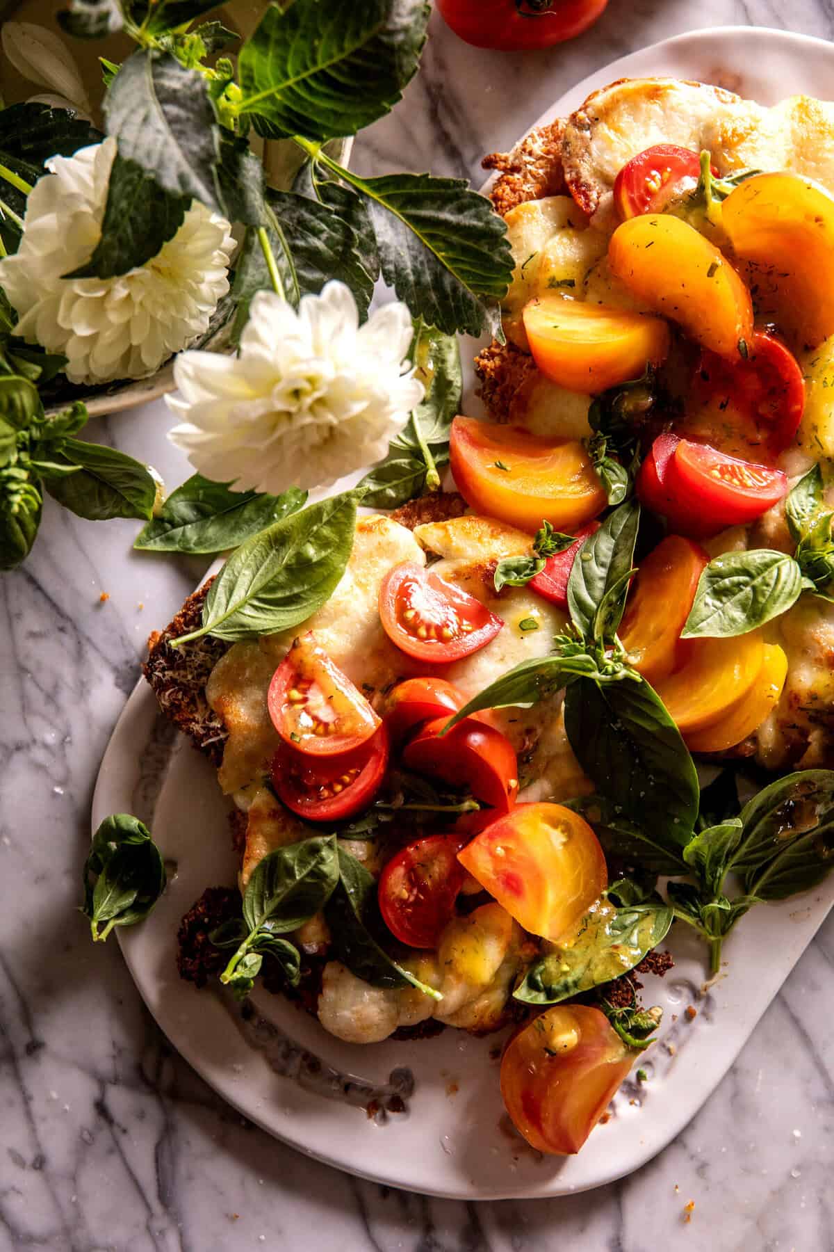 Caprese Chicken Parmesan | halfbakedharvest.com