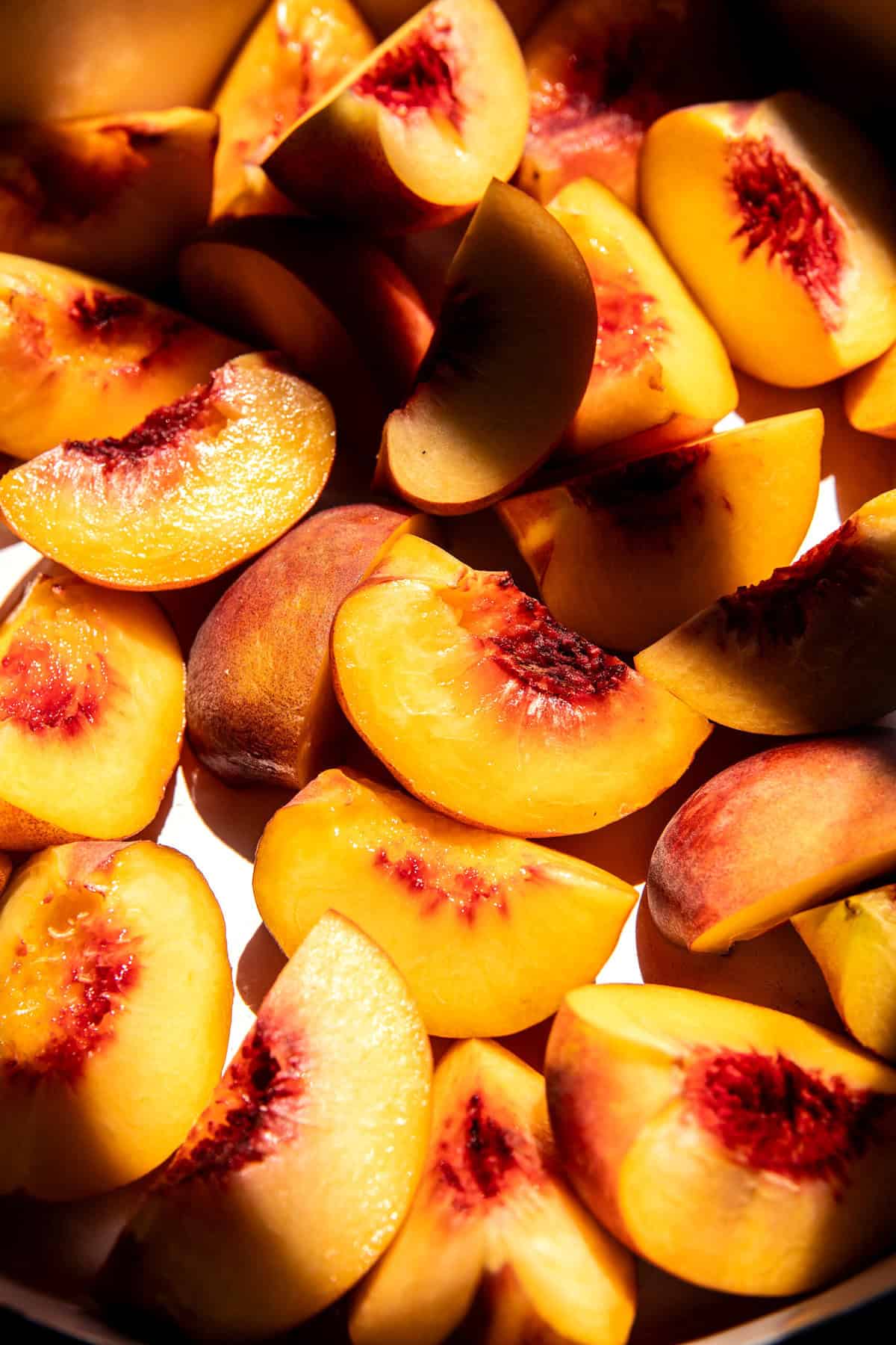 Caramel Peach Dump Cake | halfbakedharvest.com