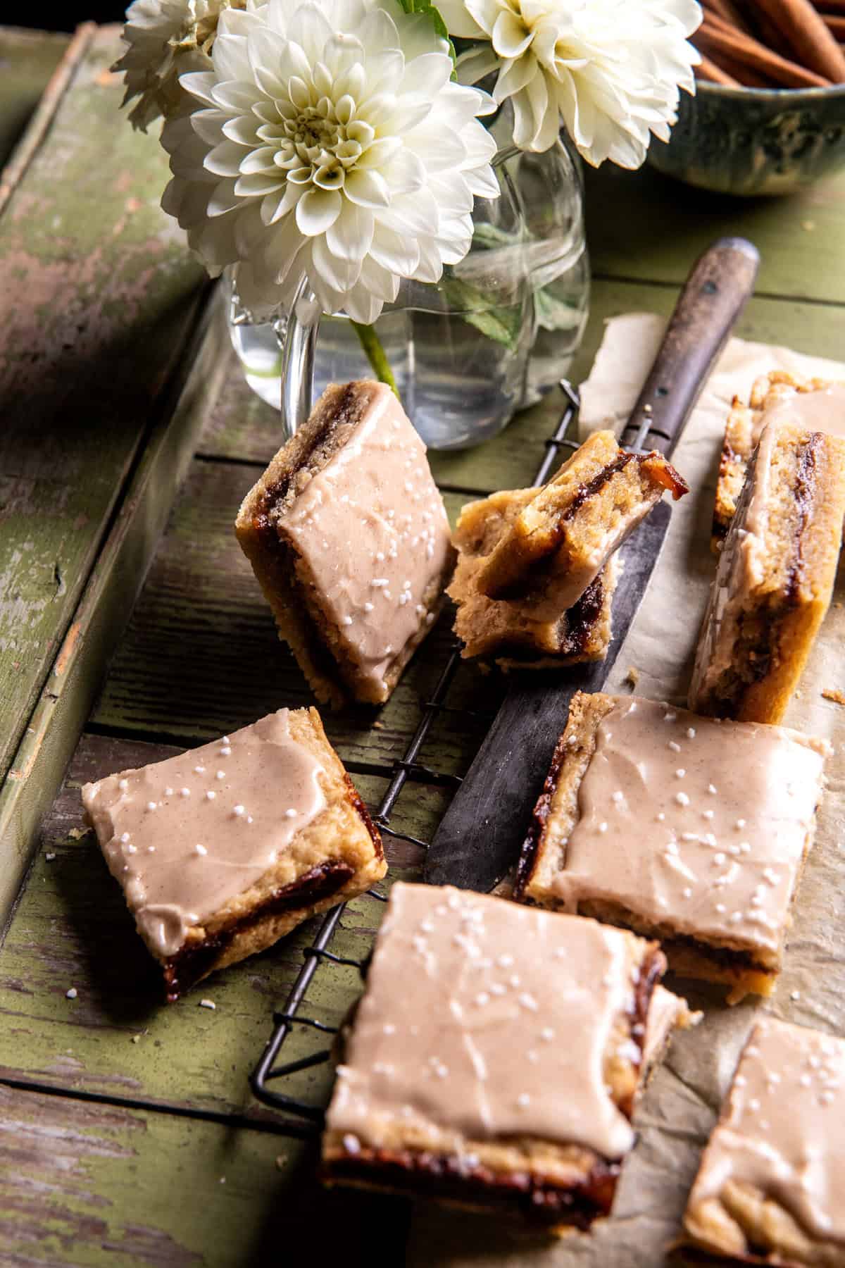 Frosted Brown Sugar Pop Tart Bars | halfbakedharvest.com