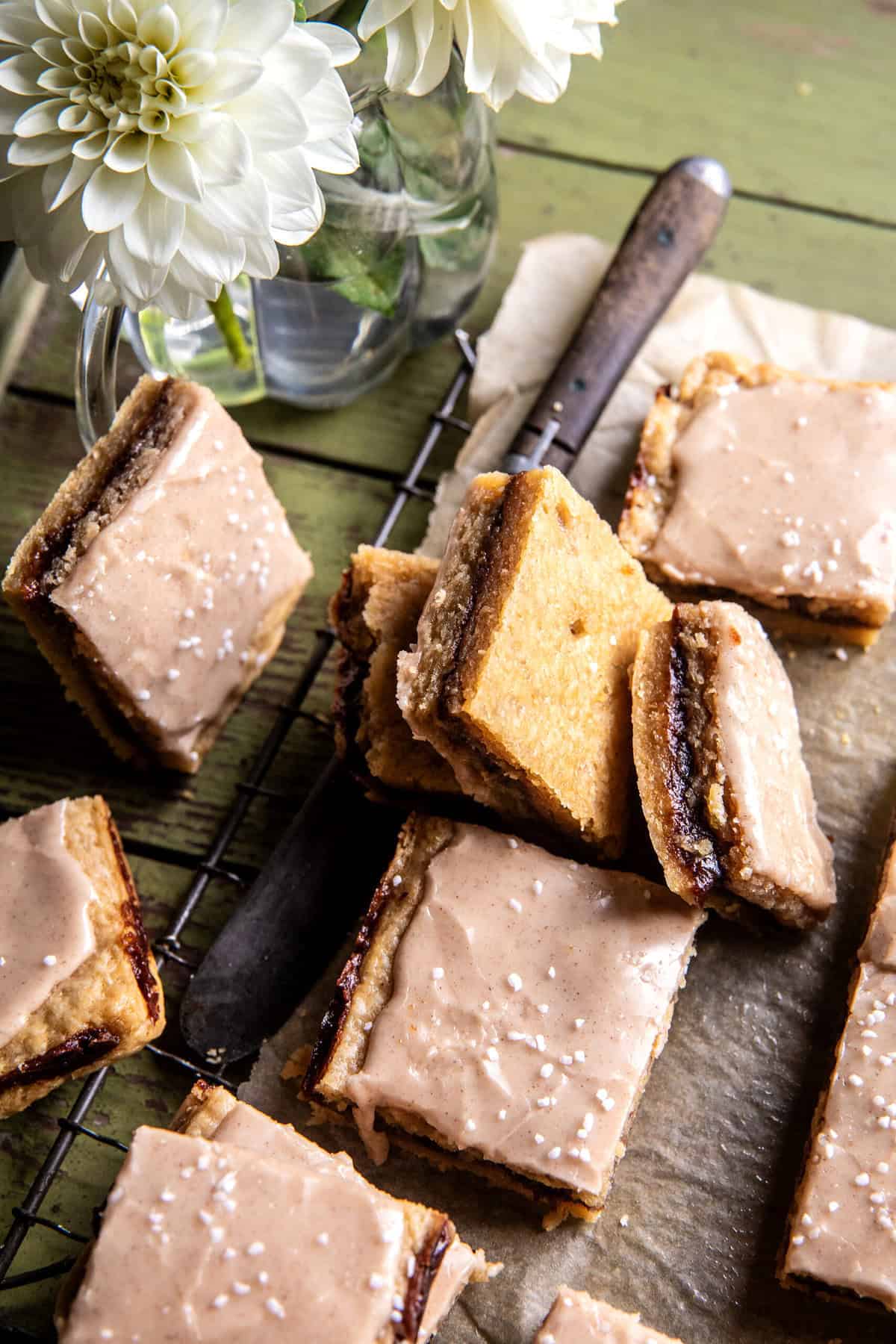 Frosted Brown Sugar Pop Tart Bars | halfbakedharvest.com