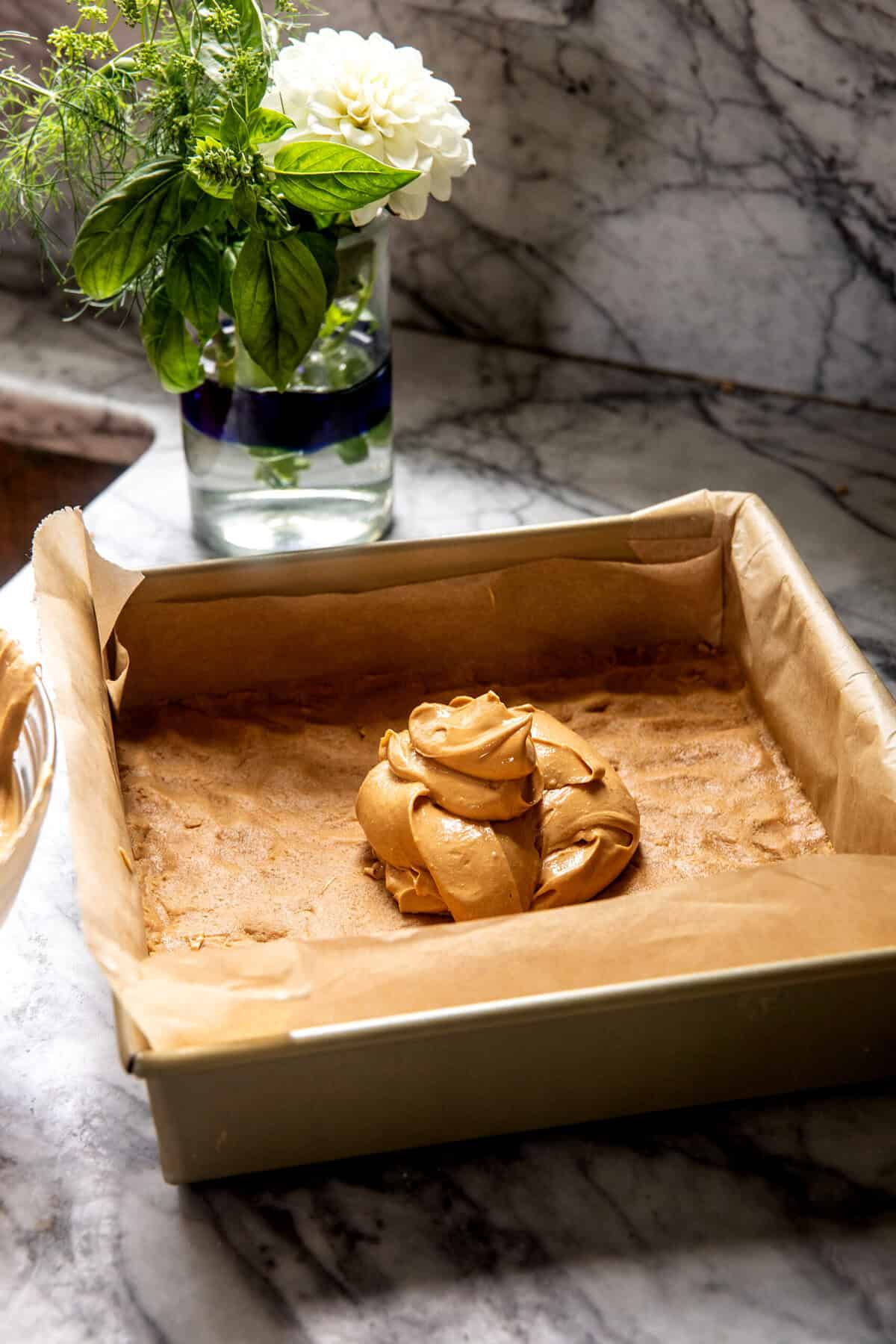 Nutter Butter Cookie Bars | halfbaakedharvest.com