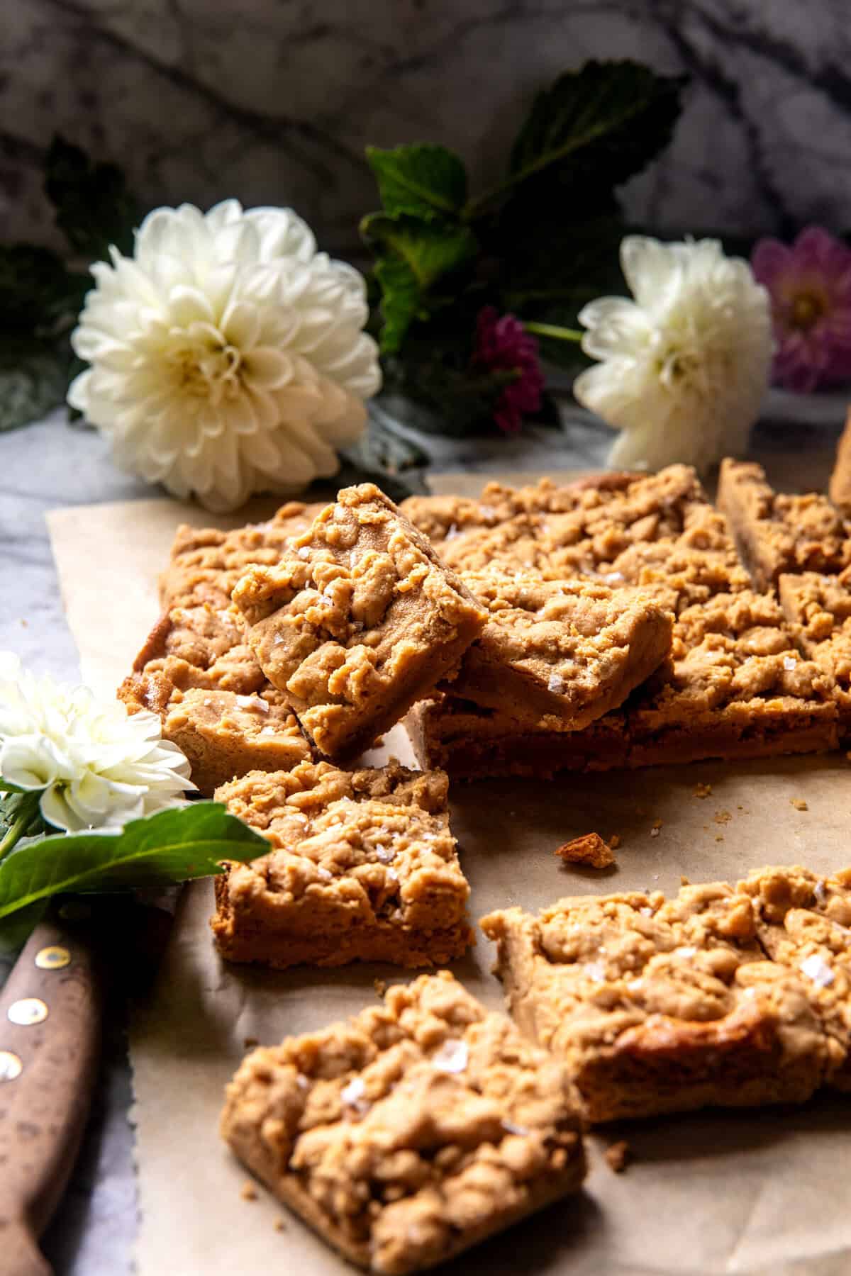 Nutter Butter Cookie Bars | halfbaakedharvest.com