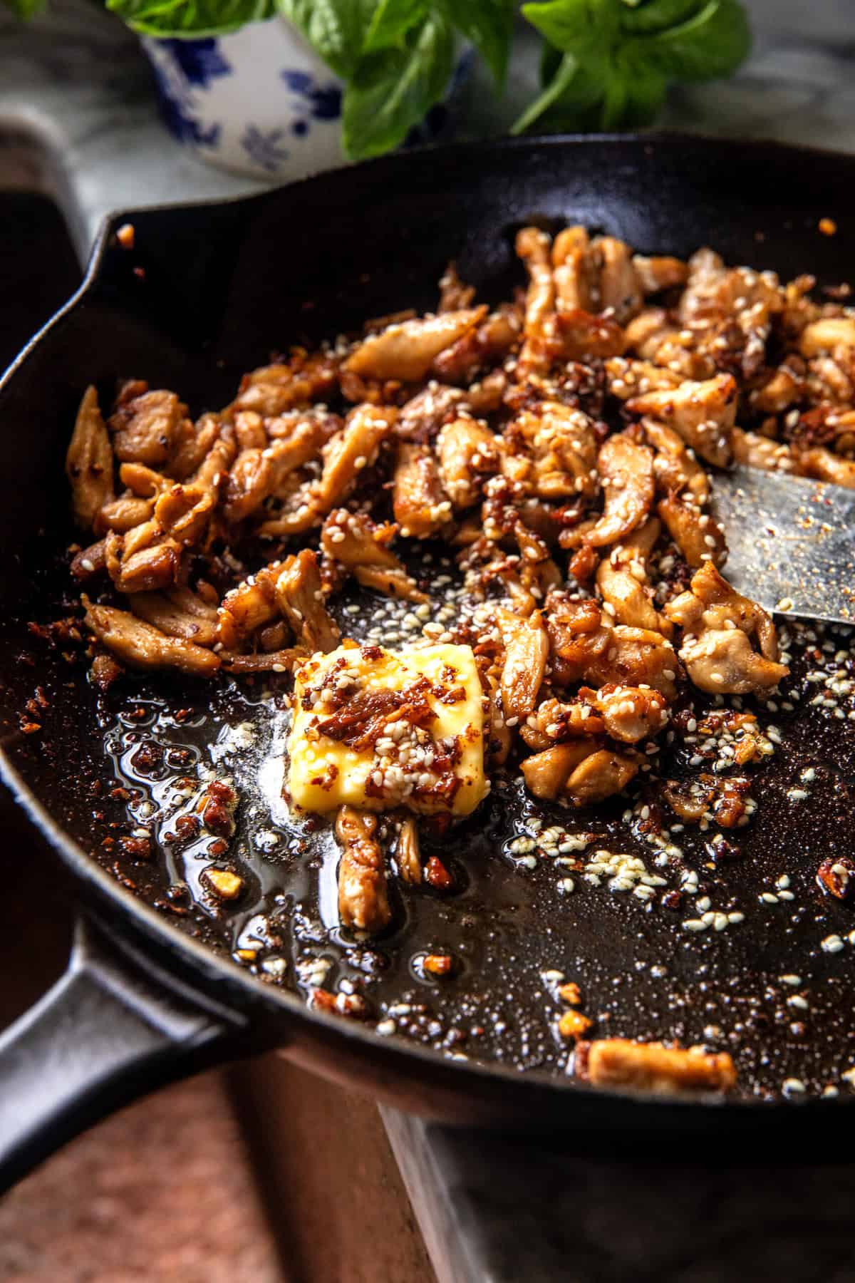 30 Minute Crispy Thai Peanut Chicken Ramen | halfbakedharvest.com