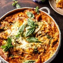 Stuffed Creamy Tomato Basil Pasta Shells | halfbakedharvest.com
