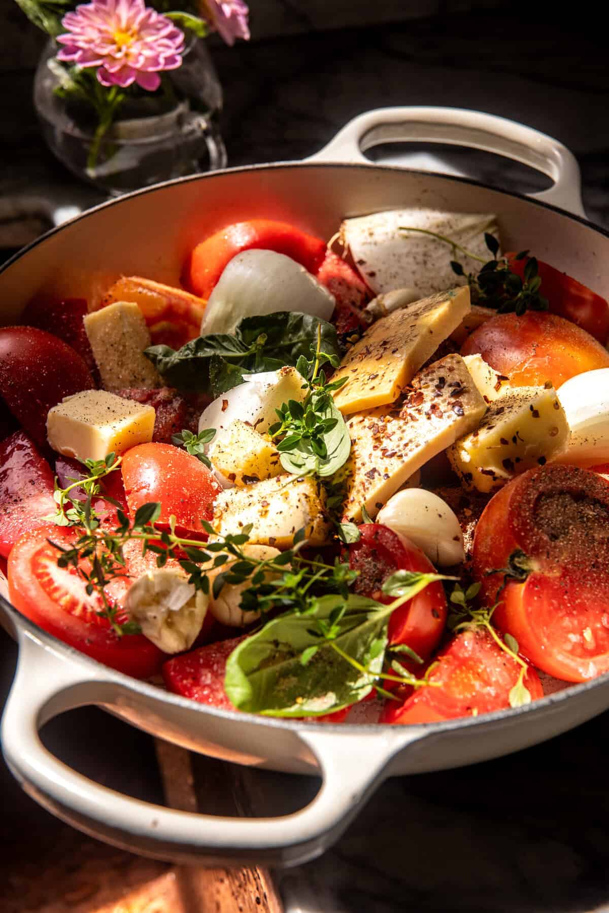 Stuffed Creamy Tomato Basil Pasta Shells | halfbakedharvest.com