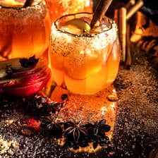 Autumn Aperol Apple Cider Margarita | halfbakedharvest.com