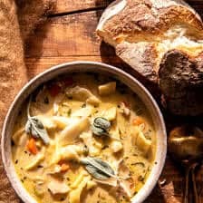 Creamy Homestyle Chicken Noodle Soup | halfbakedharvest.com