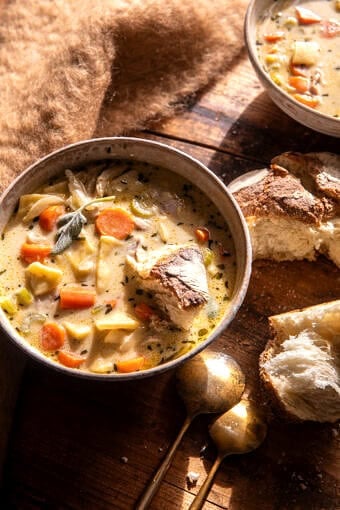 Creamy Homestyle Chicken Noodle Soup | halfbakedharvest.com