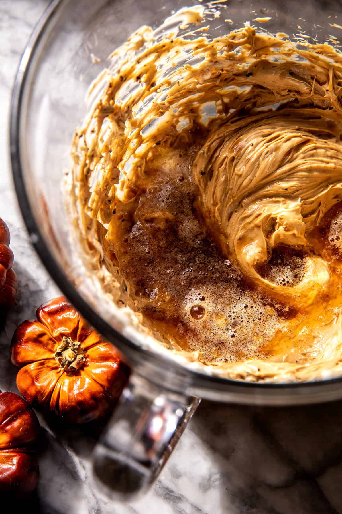 Pumpkin Butter Cinnamon Rolls with Coffee Icing | halfbakedharvest.com