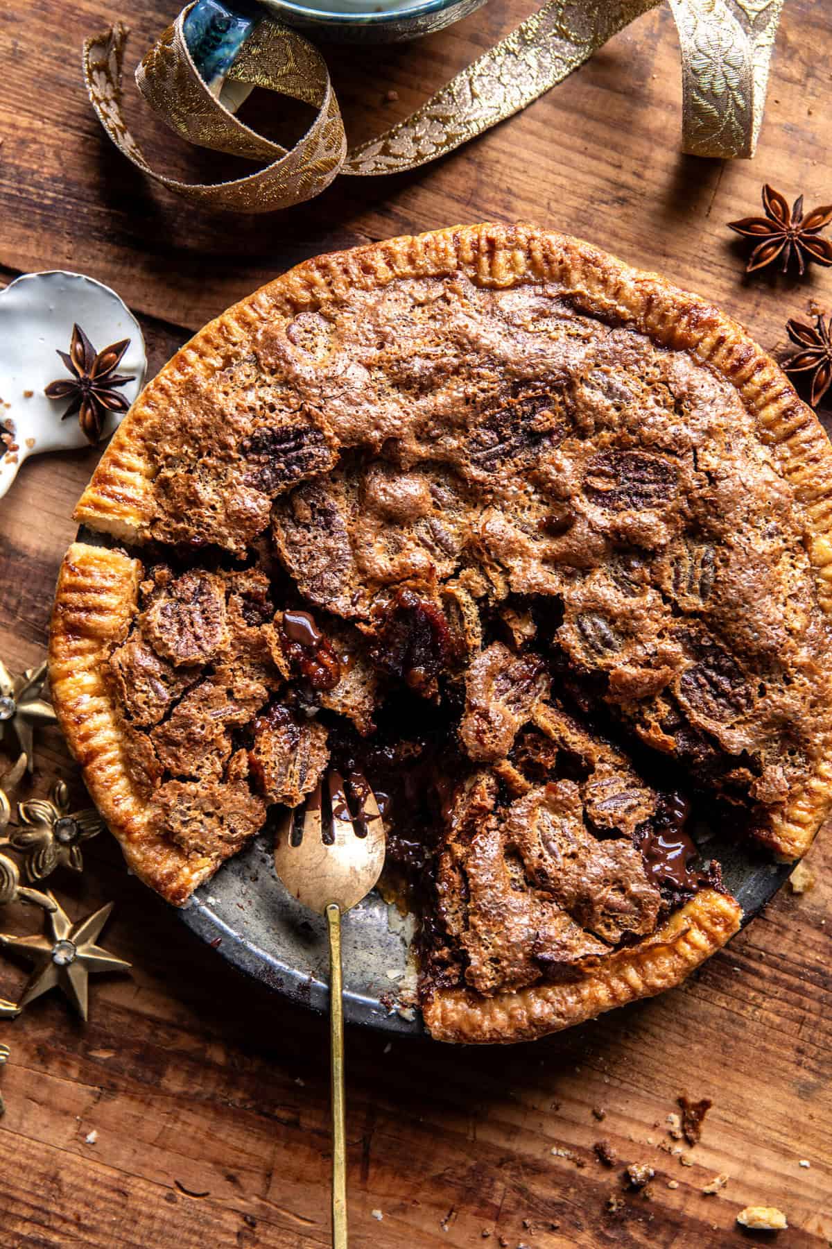 Brown Sugar Maple Pecan Cookie Pie | halfbakedharvest.com