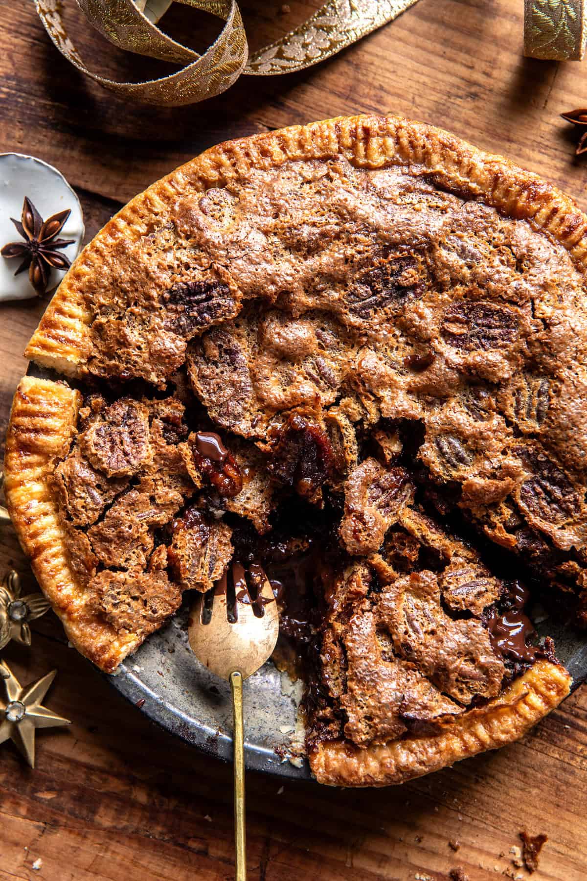 Brown Sugar Maple Pecan Cookie Pie | halfbakedharvest.com