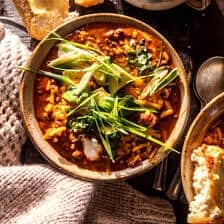 Easy Chipotle Cheddar Beef Chili | halfbakedharvest.com