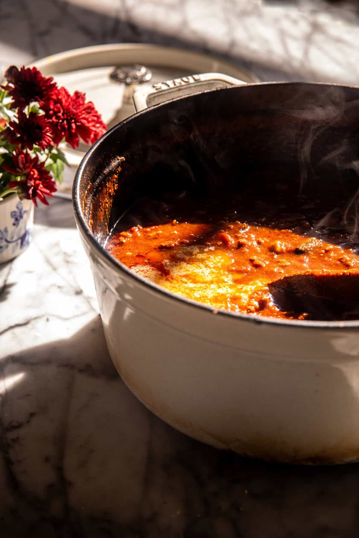 Easy Chipotle Cheddar Beef Chili | halfbakedharvest.com