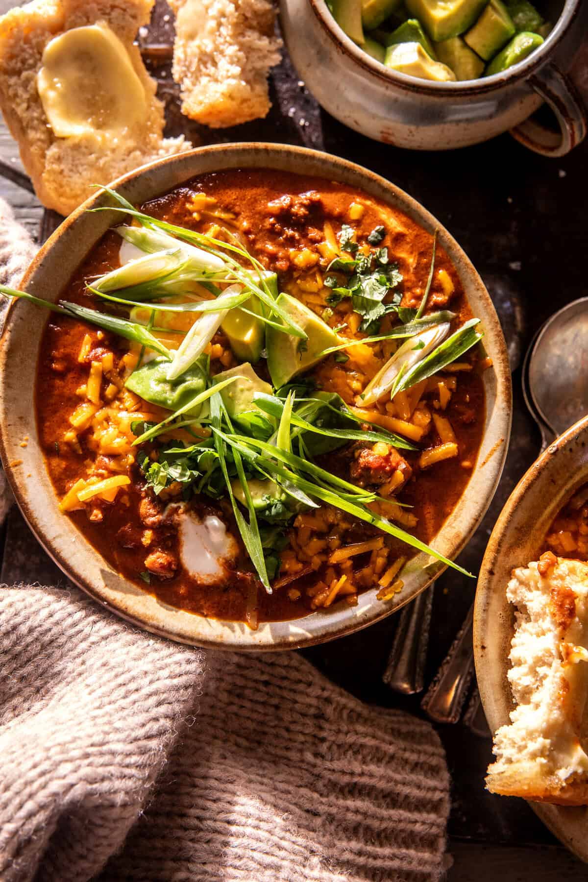Easy Chipotle Cheddar Beef Chili | halfbakedharvest.com